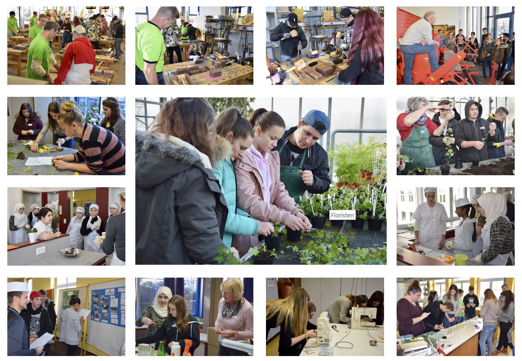 Eindrücke vom Berufsinformationstag