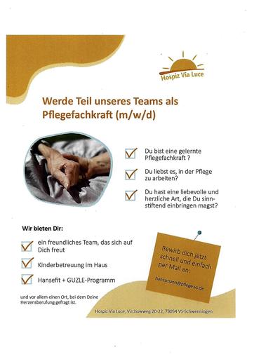 Hospiz Via Luce Pflegefachkraft